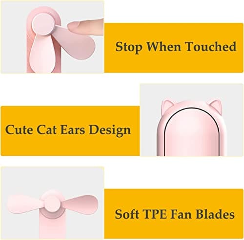 Handheld Fan Rechargeable Portable Travel Hand Fan Foldable Handheld Fan — view 3