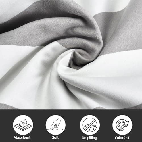 CNMTCCO Large Beach Towel for Adults with Bag - Quick Dry Microfibre - 100% Recycled Towel - Sand Free, Lightweight, Compact (160x90cm, 63x35in) (Grey) — view 5
