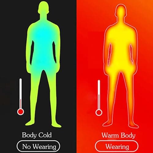 TOVCHEI Electric Heated Thermal Underwear Set Unisex APP Control USB Powered Heated Long Sleeve Shirts Leggings for Outdoor,28 Zone,M — view 5