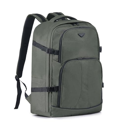 Flight Knight 55x40x20cm Ryanair Priority Free Carry On Over Head Cabin Backpack Bag for Travelling USB Port Padded Comfortable Rucksack - Carry On Luggage For easyJet, Ryanair, BA, Jet2 & Many More! — view 2