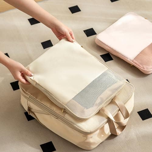 AJTUTUS Multipurpose Compression Bags for Travel Storage, Purple M — view 6