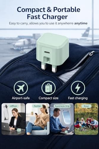 For iPhone 17 16 15 Pro Max 60W USB-C to C Charger Plug and Cable AVS DVS — view 2