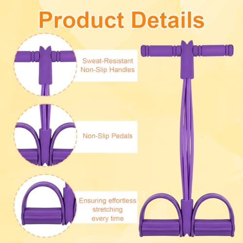 Resistance Band Women, Resistance Bands with Handle, Full-Body Strength Training at Home, Portable Workout During Travel — view 3