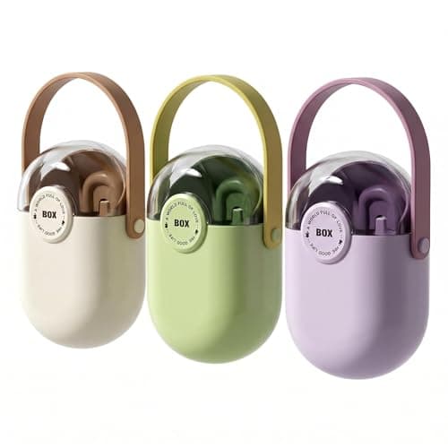 Travel Soap Case, Soap Box & Travel Soap Dish, 3 Pcs Plastic with Lid, Drainage & Leakproof, Removable Tray for Air Drying, Lightweight & Portable for Bathroom Shower Gym Camping, White, Green, Purple