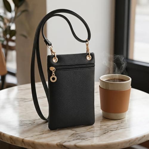 Kemay Phone Bags for Women Crossbody, Small PU Leather Cross Body Phone Bag — view 5