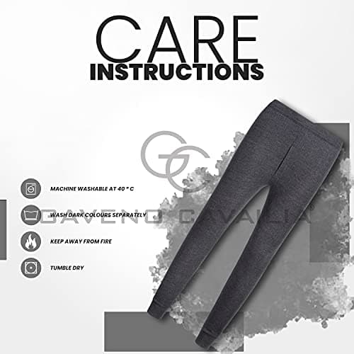 GC GAVENO CAVAILIA 6 PK Men's Thermal Long Johns Trousers Underwear Baselayer Ski Wear, Thermals Legging Pants Charcoal — view 4