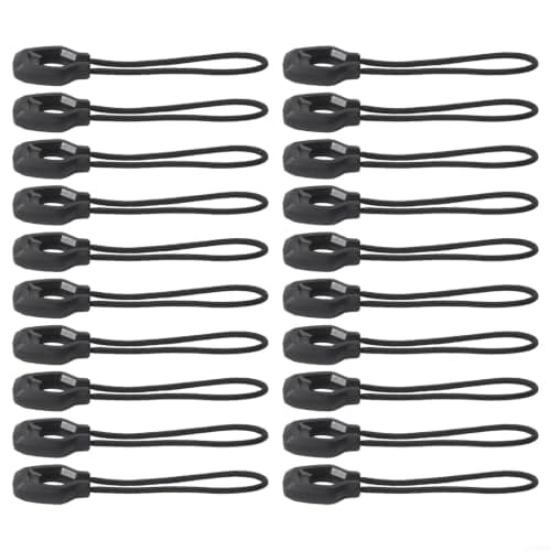 Luminous Zipper Pulls Replacement Cord, 20 Pack Glow in Dark Zipper