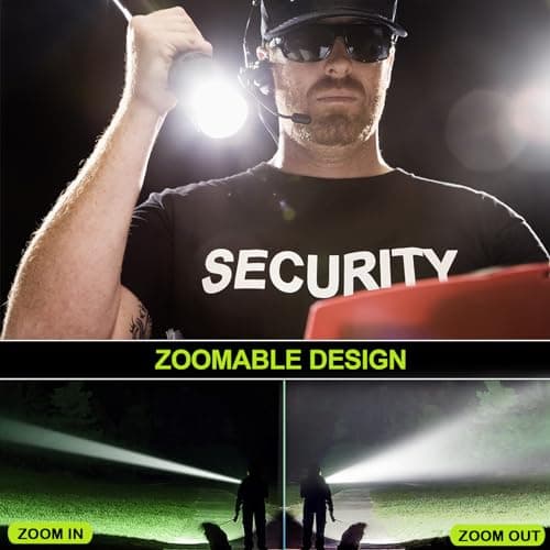 REHKITTZ LED Torch, 3000 Lumens, Super Bright and Zoomable — view 3