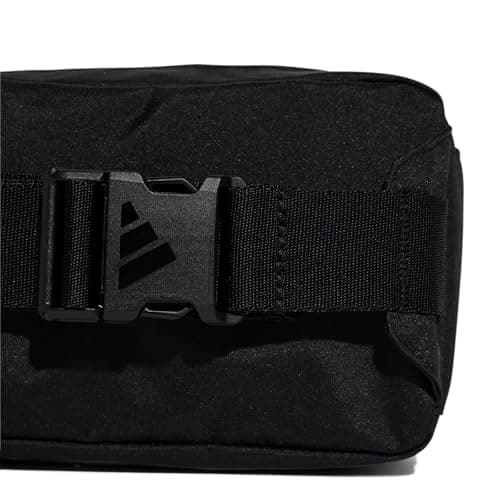 adidas Unisex Linear Bumbag Waist Pack, Black/White, One Size — view 5