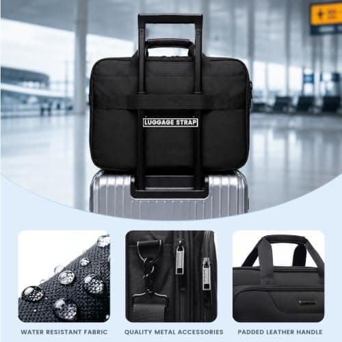 EMPSIGN Laptop Bag Briefcase for Men Women, 17.3 Inch Messenger Bag — view 6