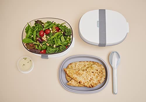 Mepal – Cutlery 3-piece Set Ellipse – Cutlery Set On The Go - Consists of A Knife, Fork & Spoon - Cutlery Set with Travel Case – Stainless Steel - Nordic Blue — view 2