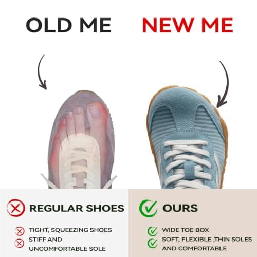 Barefoot Shoes Womens Mens Wide Toe Box Trainers Casual Sneakers Zero Drop — view 5