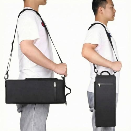 Dickly Insulated Beverage Carrier Tote Thermal Food Carrier Portable Travel Bag with Shoulder Strap and Top Handle Canvas Material Suitable for Commuting Shopping Travel picnics Office — view 2