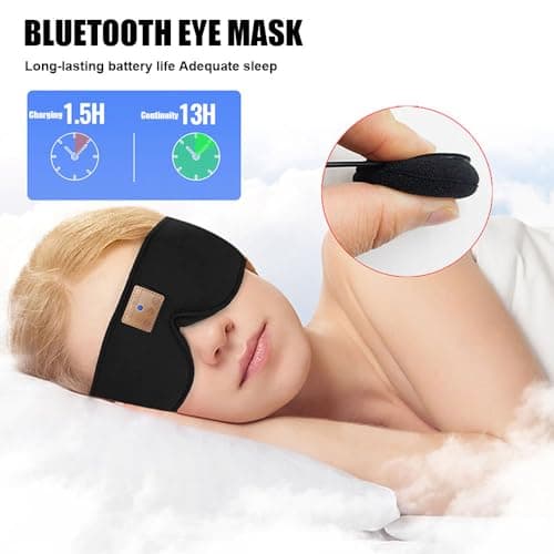 YiYunTE Sleep Headphone, Headband Headphone, Bluetooth Sleep mask Headphone — view 2
