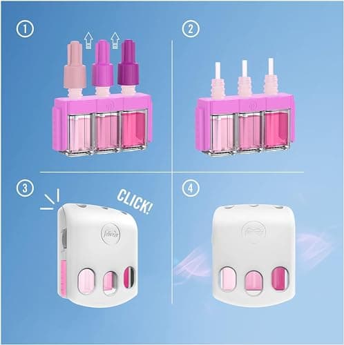 Perfect Scents Velvet Jasmine & Oud Plug-In Air Freshener with 6 Refills, 20ml Each, 90 Days Odour Eliminator, Limited Edition — view 5