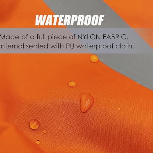 LICQIC Waterproof Rain Cover for Backpack, XS (20-30L), Green — view 6