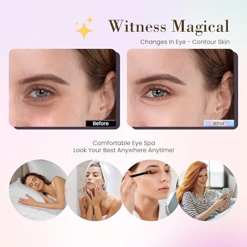 32 Pairs 4 Color Under Eye Patches, Collagen Undereye Pads, Hydrating Eye Masks for Anti Wrinkles Puffy Eyes Dark Circles, Puffiness Eye Bags Gel Pads, Travel Skincare Set, 24K Gold+Blue+Pink+Green — view 5