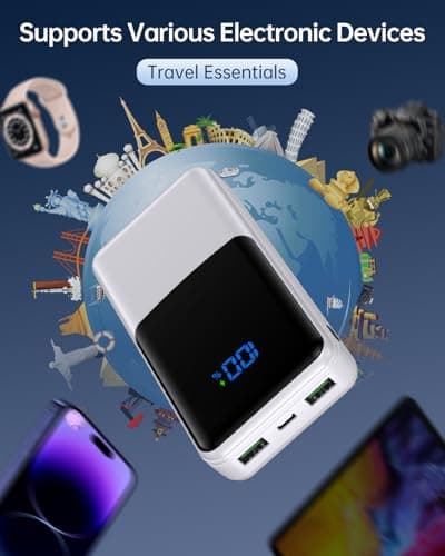 Coblob Power Bank 27000mah, Powerbank Fast Charging with Usb C — view 6