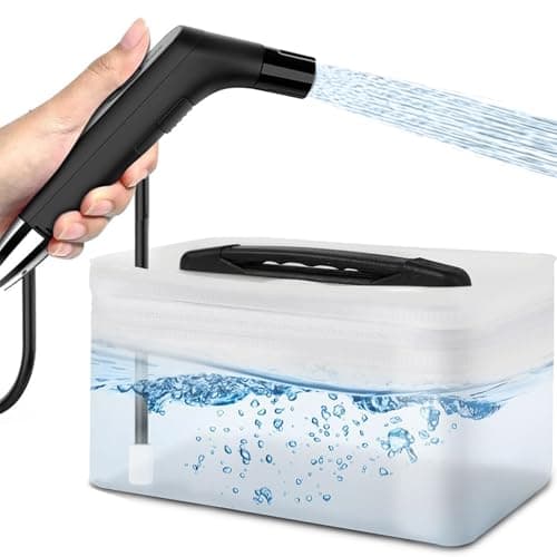 Portable Bidet for Travel – Rechargeable Handheld Shattaf Sprayer with 2.3L Tank, Muslim Shower for Camping, RV, and Outdoor Hygiene