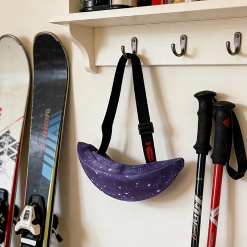AMMKRO Ski Snowboard Goggle Cover Sleeve Protective Protectors Lens Scratch Dust Protection for Travel Storage Accessories (Purple) — view 5