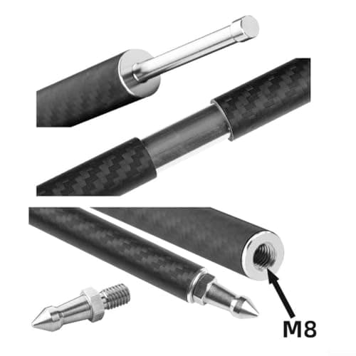 T500 Carbon Fiber Awning Pole 15mm Diameter Strong Rod(1.55m) — view 4
