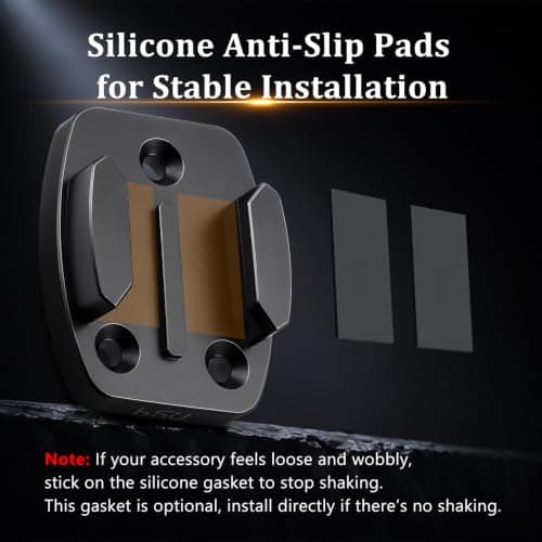 HSU Quick Release Buckle Base Tripod Mount Adapter for Action Camera — view 6