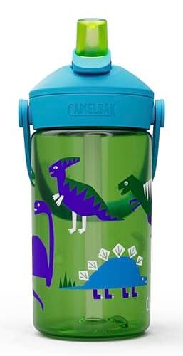 Camelbak THRIVE FLIP STRAW KIDS 415 ml – sport bottle – leak-proof – child-friendly size – easy drinking mechanism – ideal for on-the-go – Hip Dinos, size: OS — view 2