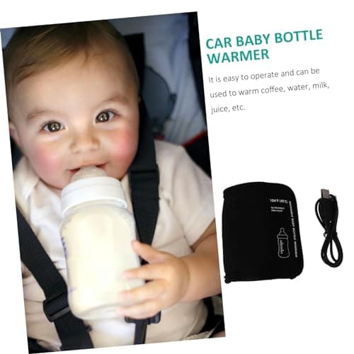JOINPAYA Car Breast Warmer USB Bottle Warmer Heater Cover Portable for Car Lighter Socket Use in Road Trips Commutes — view 2