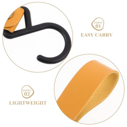 Amosfun 10pcs Portable S Shaped Camping Hanging Hook for Travel and Camping — view 3