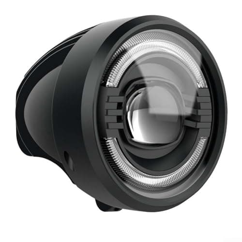 LUCKCDUO ebike front light, Electric Bike Front Light, 48V electric bike light with 650 lumens low beam high beam daytime running light waterproof stainless steel for outdoor cycling riders — view 6