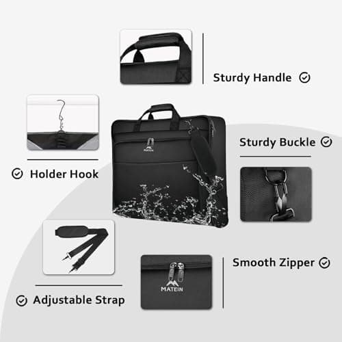MATEIN Suit Carrier for Men, Travel Garment Bags with Strap for Business — view 6
