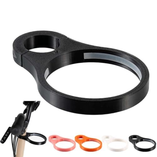 Folding Bike Travel Cup Mount, Tool-Free Quick Release Cycling Drink Holder, Lightweight 29g Bike Water Bottle Cage for Brompton, High-Strength PETG Anti-Slip Cup Holder (Black)