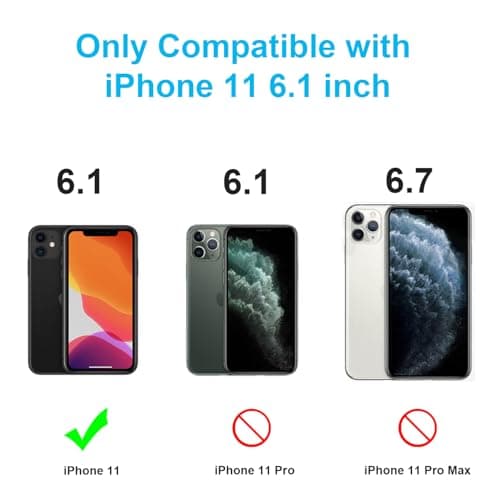 FLSTOR 7000mAh Battery Charging Case for iPhone 11 6.1 inch Black — view 2