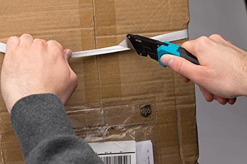OX Tools P224301 Pro Heavy Duty Fixed Blade Folding Knife, Blue/Black (Pack of 2) — view 5