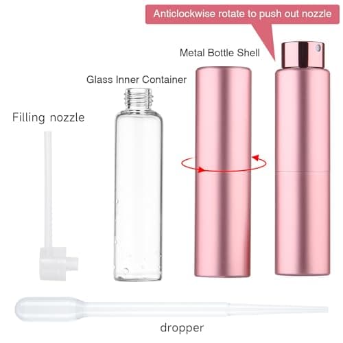 Refillable 20Ml Perfume Atomiser, Travel Aftershave Dispenser Spray Bottle — view 5