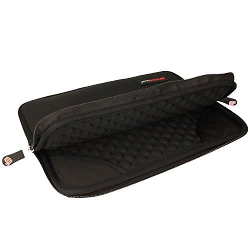 TECHGEAR Pro Sleeve [10] Slim Neoprene Zipped Protective Sleeve Case Cover, Anti-Shock Bubble Interior fits Samsung Tab A 10.1 2019, T580, Tab A 10.5 T590, Tab S6 T860, S5e S4 10.5, Tab S3 S2 9.7 etc — view 2