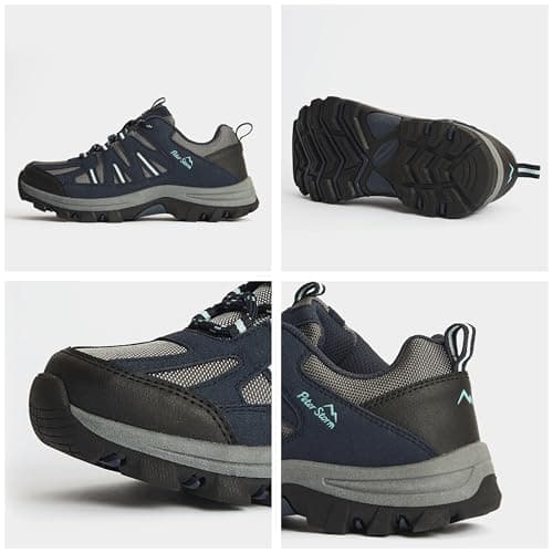 Peter Storm Women's Buxton Vent Walking Shoe with High Traction Rubber Sole & Speed Lacing (Navy, UK Footwear Size System, Adult, Women, Numeric, Medium, 6) — view 6