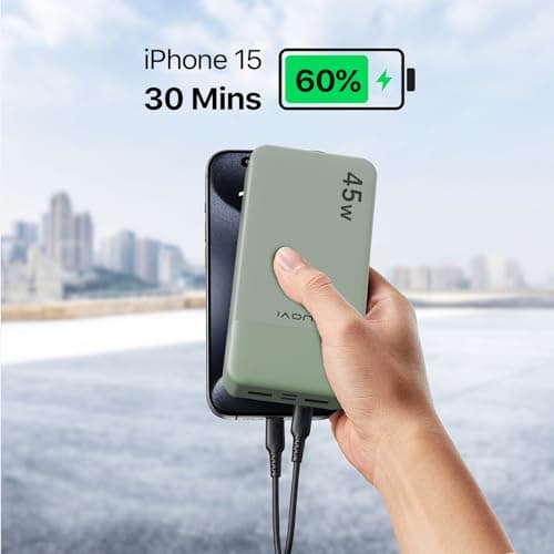 JUOVI Power Bank 45W 20000mAh Portable Charger — view 3