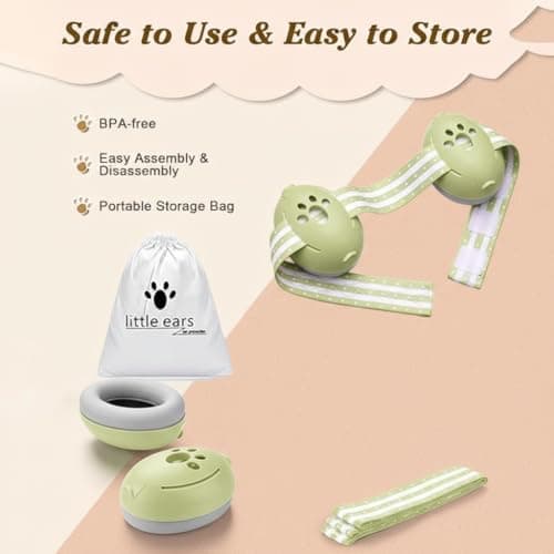 Baby Ear Defenders for 0-36 Months, Soft Adjustable with Noise‑Reduction — view 5