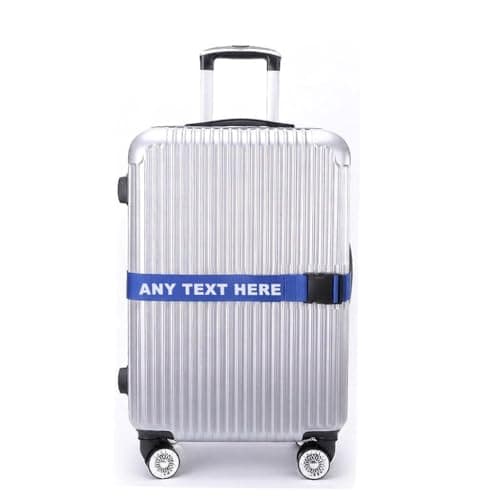 Personalised Embroidered Luggage Strap | Premium Quality Personalised Suitcase Belt — view 3