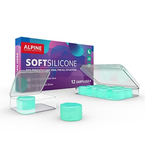 Alpine Mouldable Silicone Ear Plugs | Sleep, Swim, Reduce Noise | 12-Pack