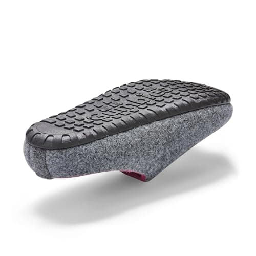 Gumbies Outback Indoor & Outdoor Slippers, Easy Slip On House Shoes with Recycled Materials, Ideas for Gift Giving for Men & Women, Grey & Pink, UK 3 — view 4