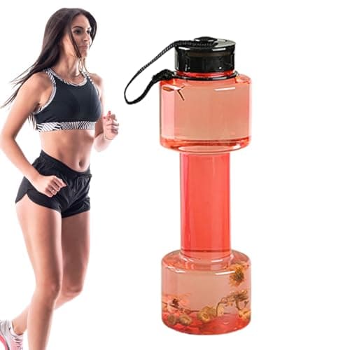 Dumbbell Shaped Water Bottle - Leak-proof Dumbbefelles Water Container — view 6