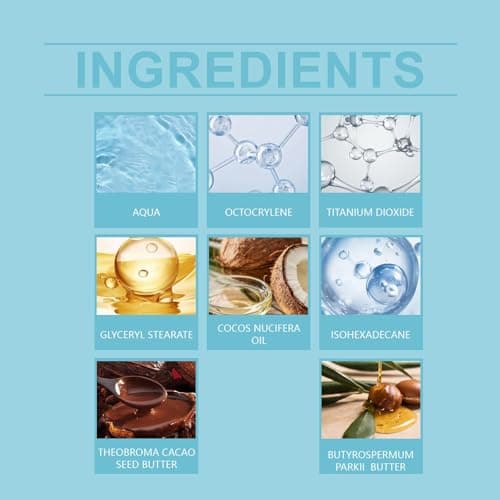 Mineral Sunscreen Lotion SPF 50 for Sensitive Skin - Broad Spectrum Sunblock Cream with Natural Ingredients, Daily Sun Protection for Adults and, Travel Size 100g, Fragrance-Free, Water-Resistant — view 3