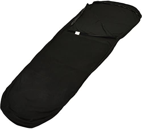 Andes Micro Fleece Mummy Sleeping Bag Liner Inner Camping Sheet — view 2