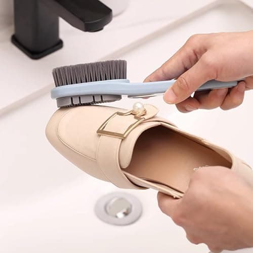 Streamlined shoe maintenance brush for travel, — view 6