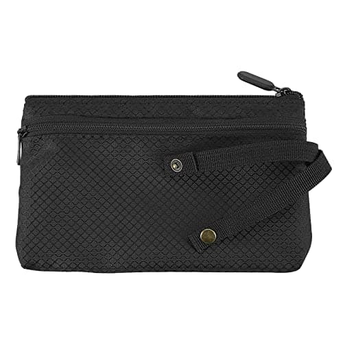 Travel Wallet with Hidden Safe Pocket, Passport Wallet, Credit Cards and Travel Documents, Money Belt for Travel Women and Men Hidden, Black, One Size, Travel Wallte