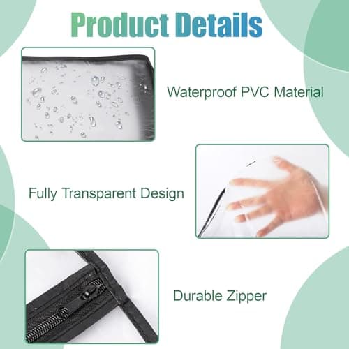 YEENAIV Golf Bag Rain Cover, Waterproof Cart Bag Protection Waterproof Bag Cover, Golf Bag Accessories Easy Access — view 3