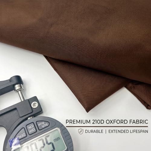 Top Lander Waterproof Ground Sheets Multifunction Tent Carpet Ultralight Tent Footprint for Camping Tarp Awning Bivvy Survival (Brown, 380x380cm) — view 5