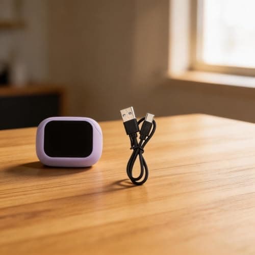Wireless Earphones with AI Voice Translator for Travel(Purple Translation) — view 4